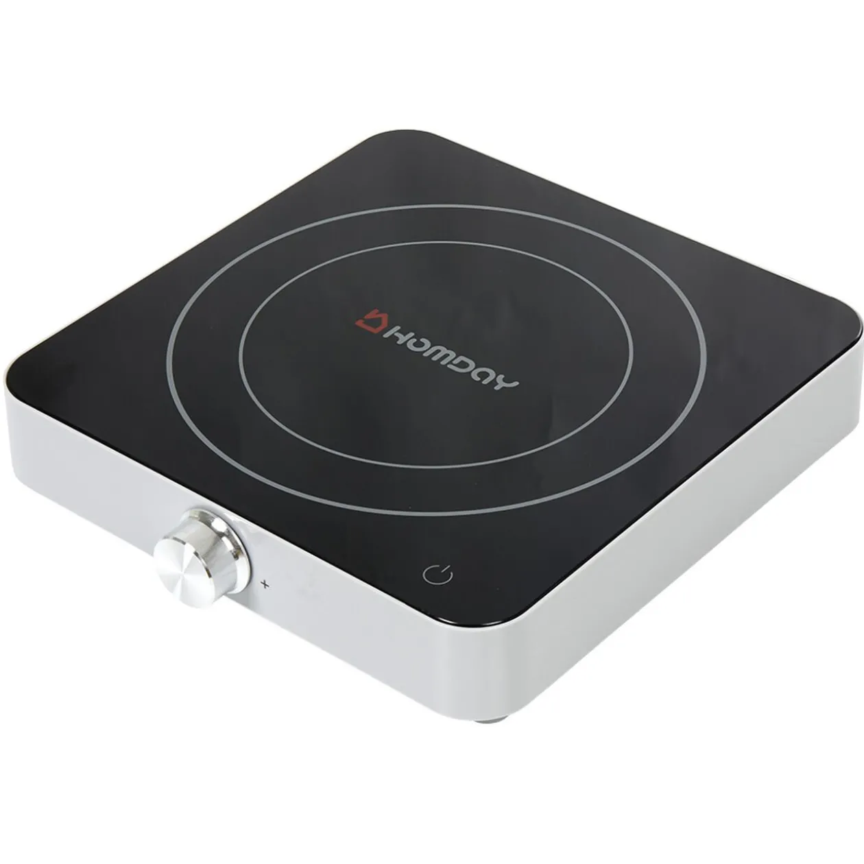 Plaque à induction noire et blanche Trisa 1 800 W