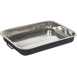 Plat de service noir mat