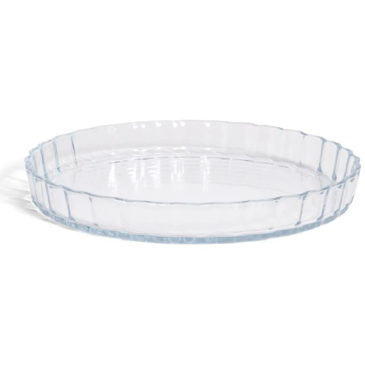 Plat en verre borosilicate x2 - Ø22,6cm et Ø27cm