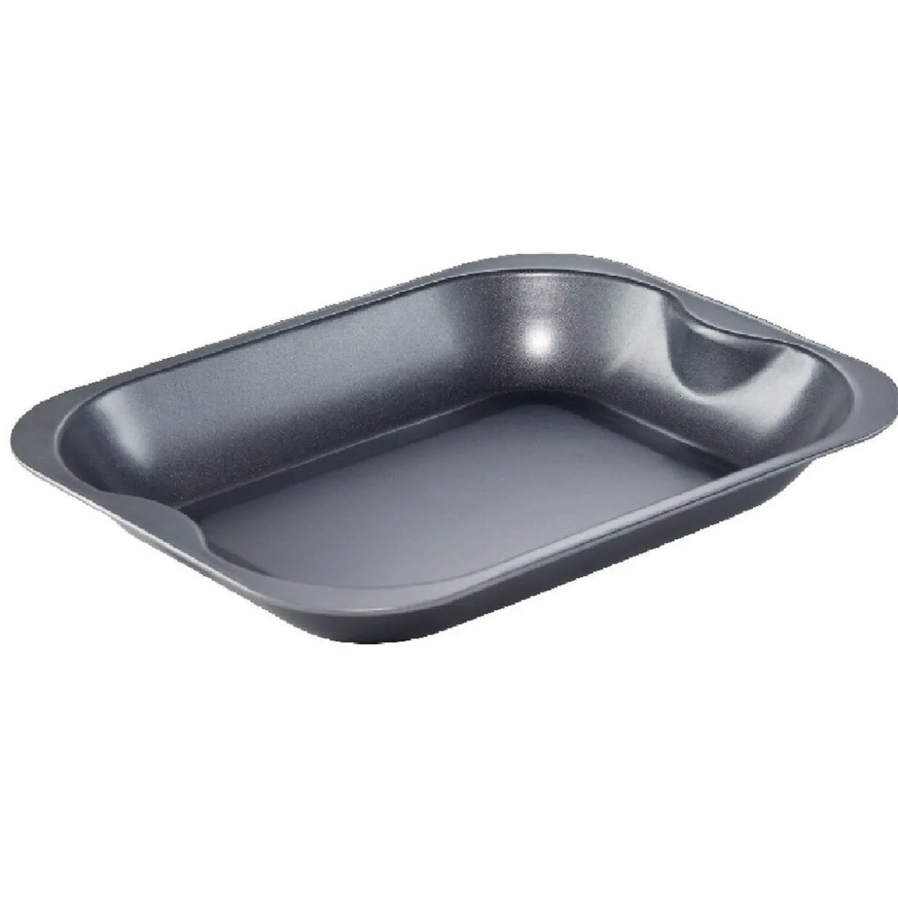 Plat gris carbone en métal x4