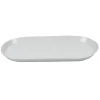 Plat ovale blanc