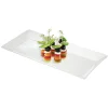 Plat service rectangle porcelaine