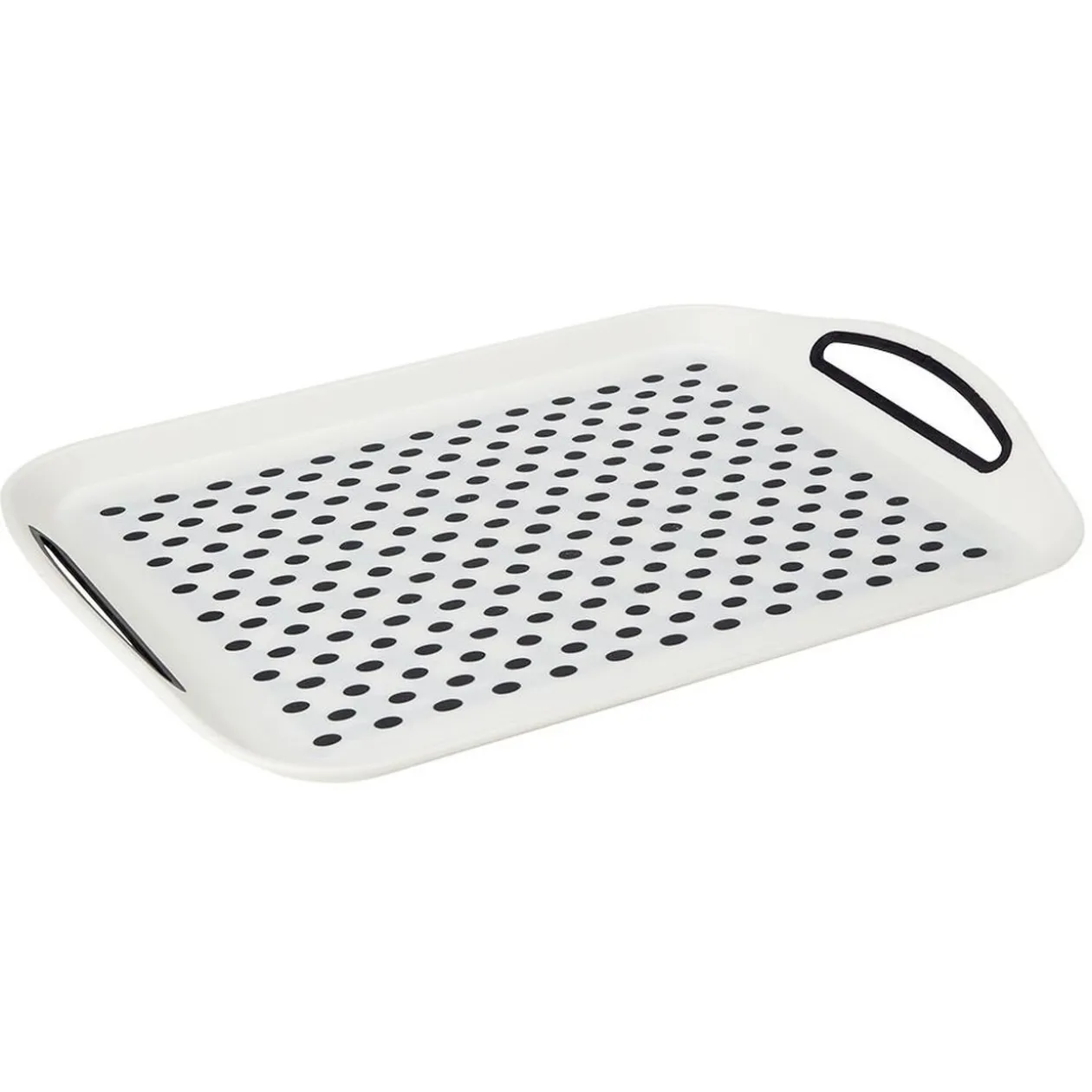 Plateau anti dérapant blanc