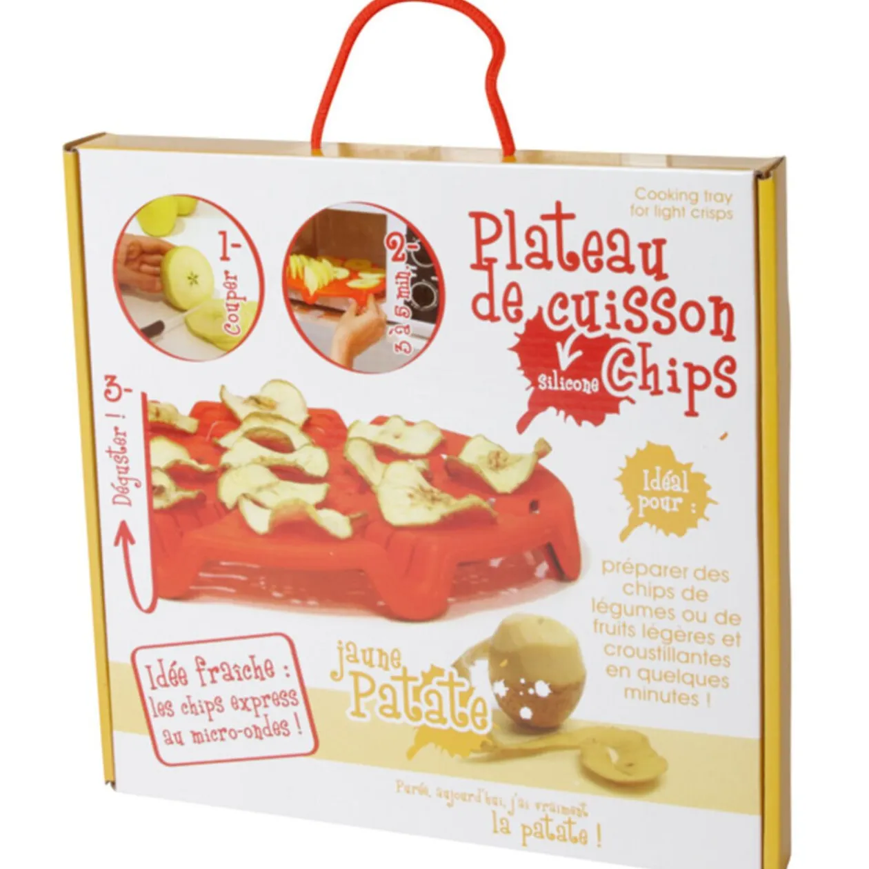 Plateau de cuisson silicone pour chips