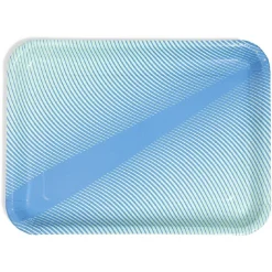 Plateau de service en carton style tropical x 5