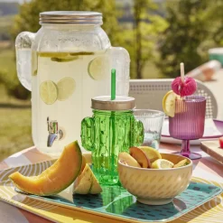 Plateau mélaminé jaune 45,2x31,4x2cm