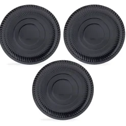 Plateau présentation carton noir x3