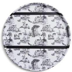 Plateau rond acier Ø23cm - 2 modèles