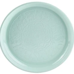 Plateau rond en métal