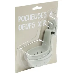 Pocheuse à oeuf en silicone x2