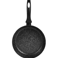 Poêle acier effet pierre