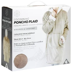 Poncho plaid H90X75cm