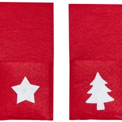 Porte couvert de noël en feutrine