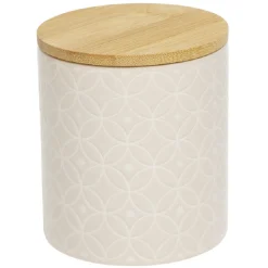 Pot de conservation design carreau de ciment et point relief x2