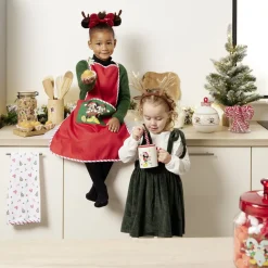 Pot en verre Disney Mickey Merry Kissmas avec couvercle Ø16xH20cm