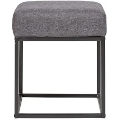 Pouf Architect gris et noir