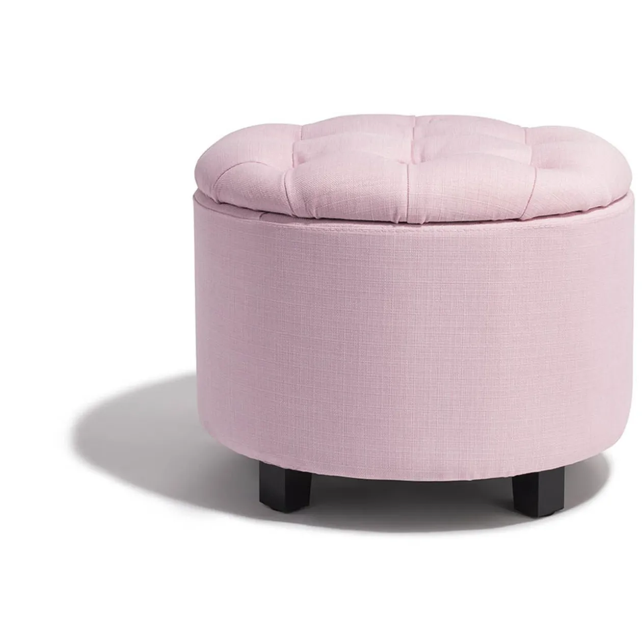 Pouf avec coffre intégré Candice rose