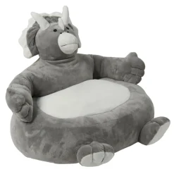 Pouf dinosaure Kiddoz gris clair