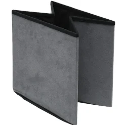 Pouf effet fourrure pliant