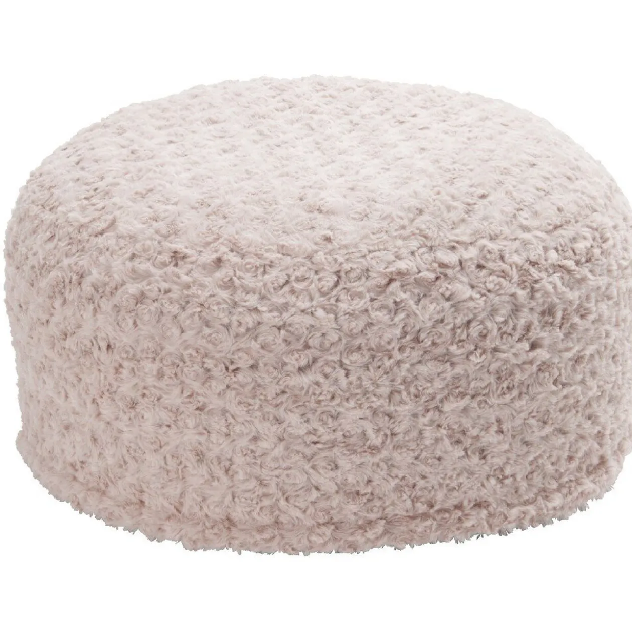Pouf gonflable avec housse rose