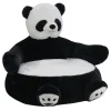 Pouf panda noir et blanc