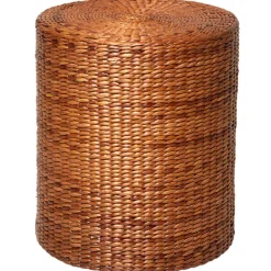 Pouf rond en osier Muranu Nomad