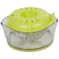 Presse agrumes avec réservoir transparent vert