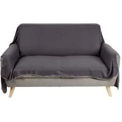 Protège canapé 3 places en tissu polaire avec sace de rangement