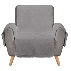 Protège fauteuil polaire