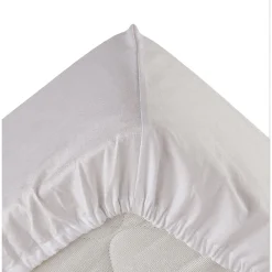 Protège matelas anti acariens molleton imperméable blanc 160 x 200 cm