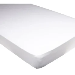 Protège matelas anti acariens coton blanc 140x190 cm