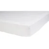 Protège matelas blanc 160x200 cm