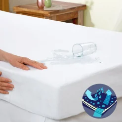 Protège matelas éponge absorbant 140 x 190 cm