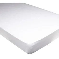 Protège matelas 160x200cm molleton blanc