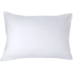 Protège oreiller rectangulaire molleton blanc 50x70cm
