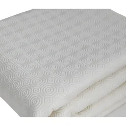 Protège table bulgum blanc rectangulaire