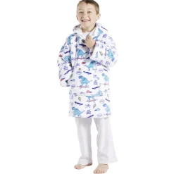 Pull plaid enfant motif renne ou dinosaure Taille unique - 2 modèles