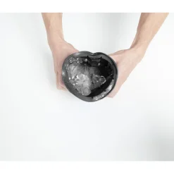 Rafraîchisseur de bouteille bac à glaçons 2en1 noir et doré