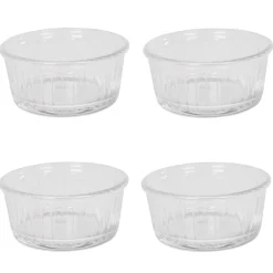 Ramequin individuel verre transparent x4