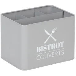 Range couvert BISTROT en métal gris