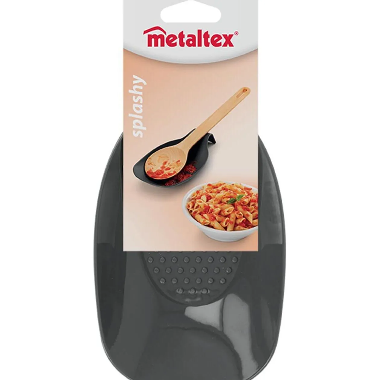 Repose ustensile Metaltex gris foncé