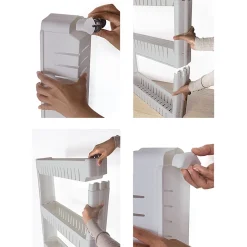 Resserre 2en1 avec fonction table blanc