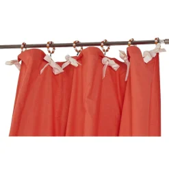 Rideau à nouettes et perles