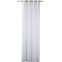 Rideau à oeillet blanc 140 x 240 cm