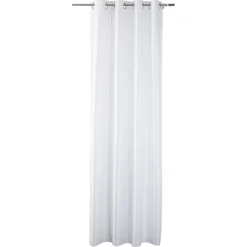 Rideau à oeillet blanc 140 x 240 cm