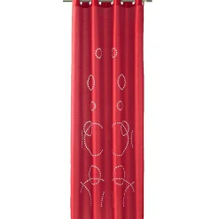 Rideau à oeillets
