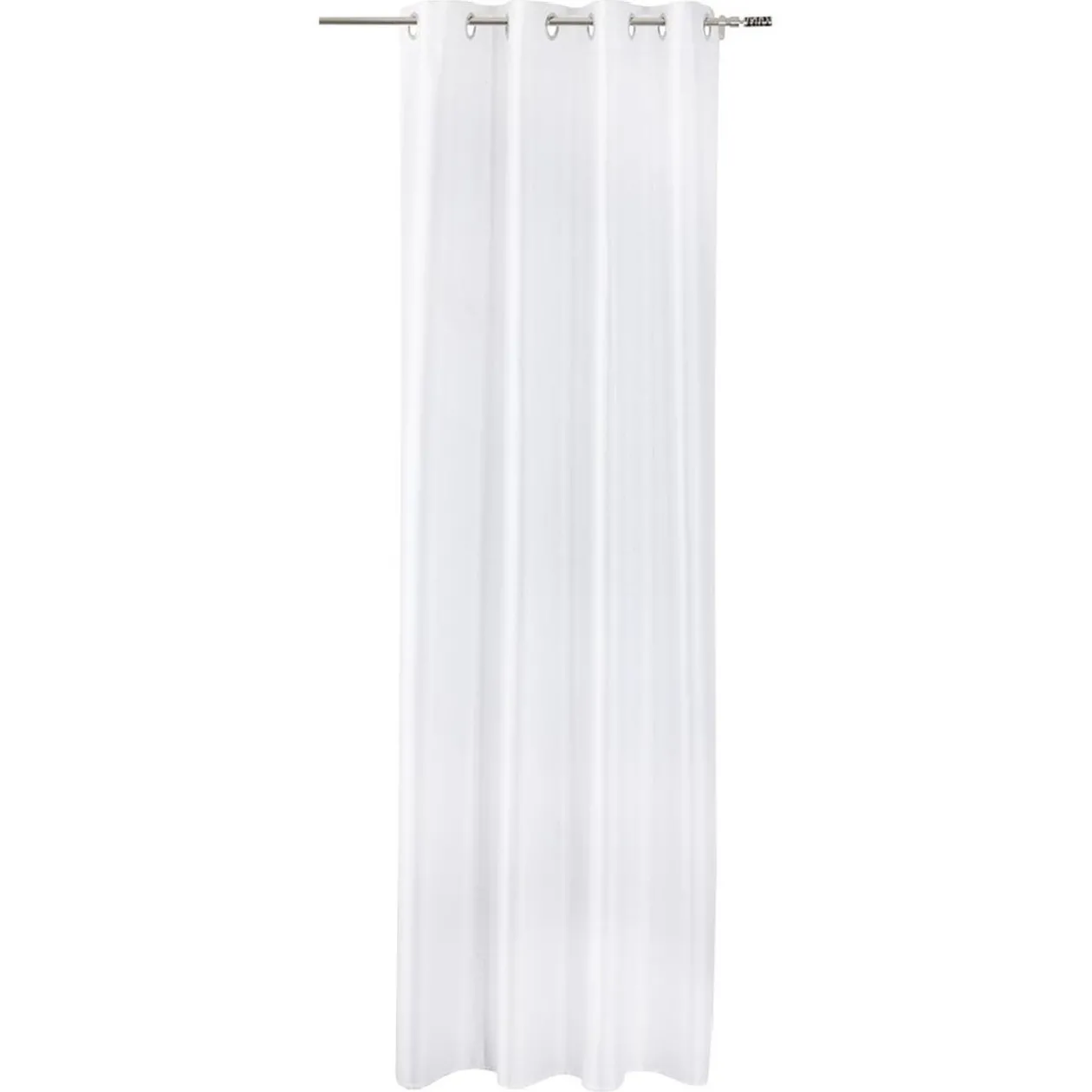 Rideau à oeillets blanc ivoire 140x240cm