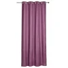 Rideau à oeillets effet chiné violet prune