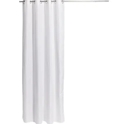 Rideau à oeillets effet lin blanc 140x240cm