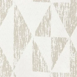 Rideau à oeillets jacquard